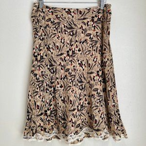 NINE WEST 100% Silk Skirt - LIKE NEW